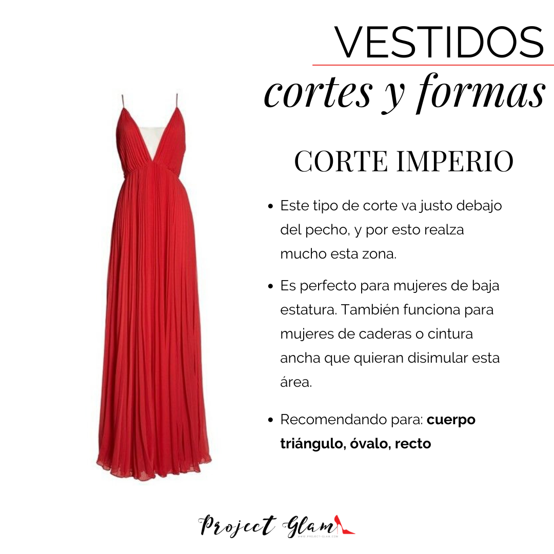 Vestidos seg n tipo de corte y forma Project Glam